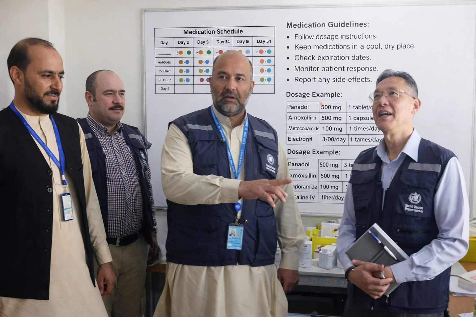 Monitoring Visit by WHO Representative, Dr. Edwin Ceniza "Salvador"