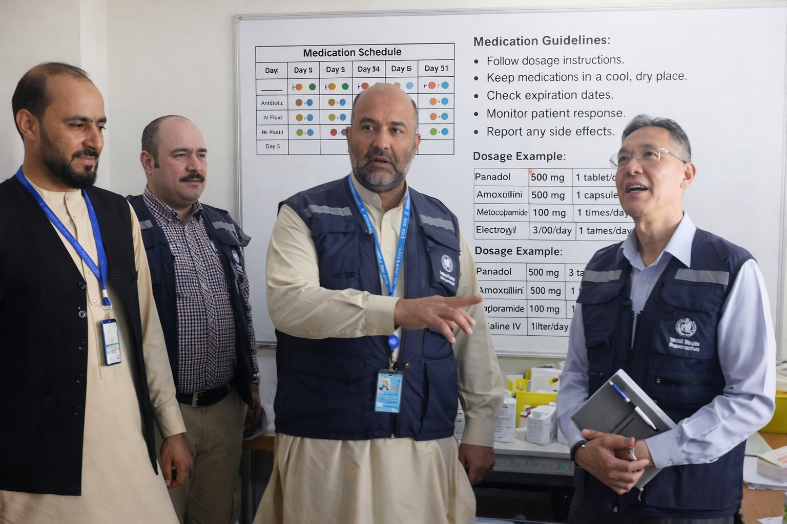 Monitoring Visit by WHO Representative, Dr. Edwin Ceniza "Salvador"