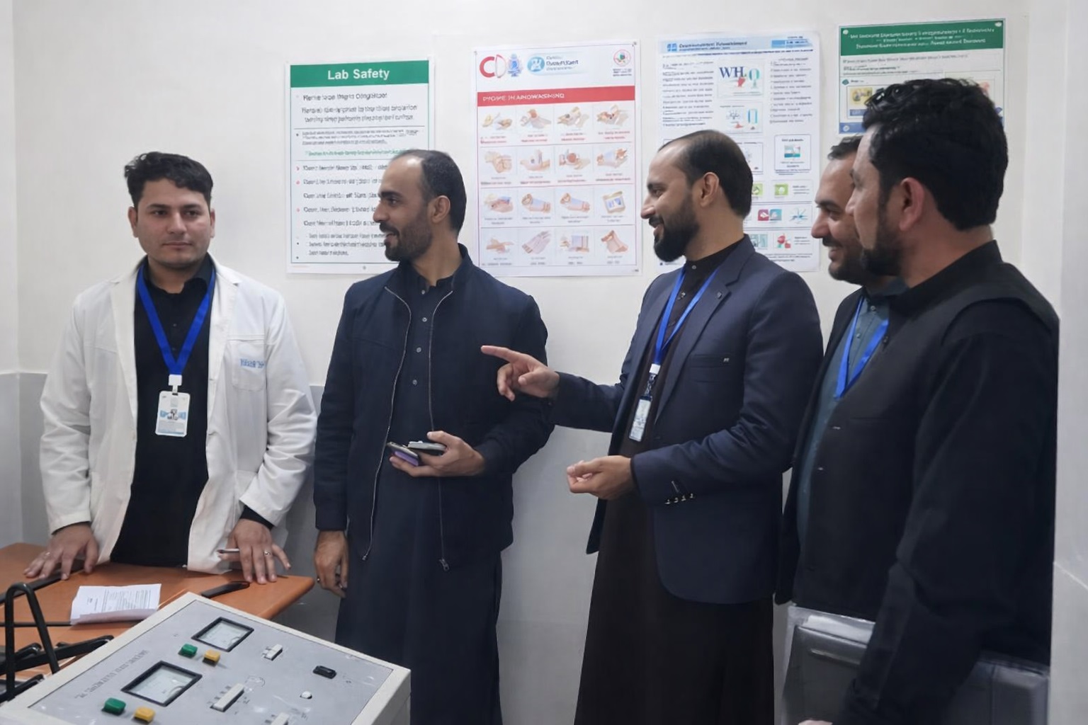 Monitoring visit by Dr. Najeeb Ullah Aman from the main office Kabul