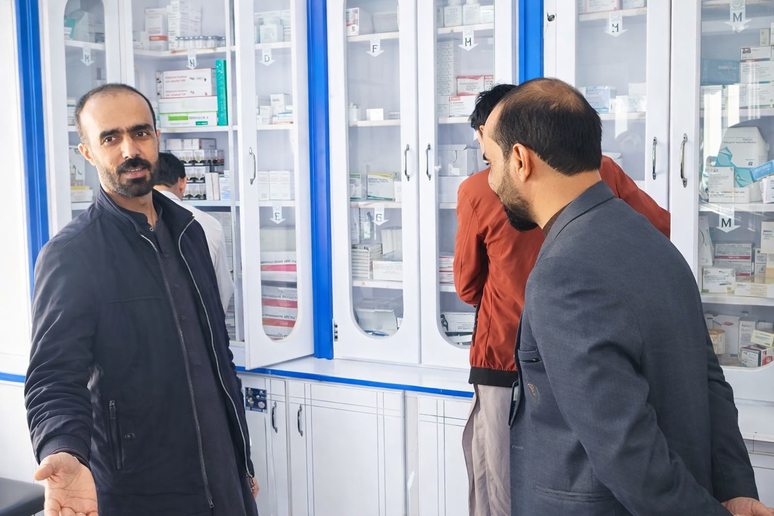 Monitoring visit by Dr. Najeeb Ullah Aman from the main office Kabul